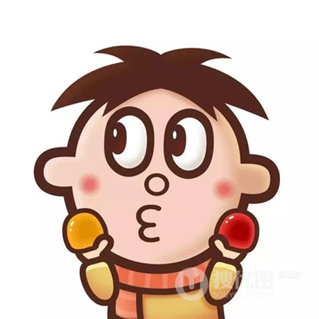 喜气洋洋，新年旺旺，2021年带来好运的新年旺旺卡通QQ头像图片