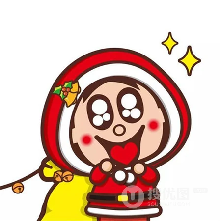 喜气洋洋，新年旺旺，2021年带来好运的新年旺旺卡通QQ头像图片