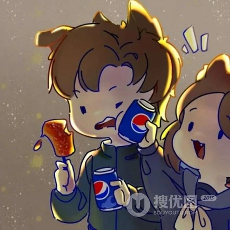 可爱，搞怪，cp感十足的最新卡通人物一人一半左右配对情侣头像图片
