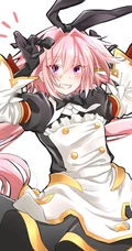 小兔子乖乖，二次元兔耳朵动漫少女可爱蹦跳插画美图