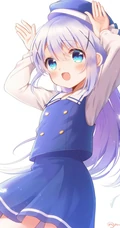 小兔子乖乖，二次元兔耳朵动漫少女可爱蹦跳插画美图