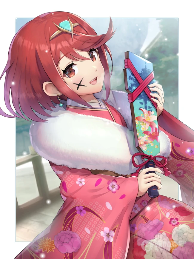 和风少女，振袖(和服)装动漫少女精选超高清插画图片集