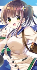 画风夸张，手法大胆，胸夹领带的二次元身形匀称女生小姐姐高清图片集