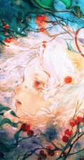 动漫女孩 侧脸 伤感 感伤 精选二次元动漫少女手绘高清插画图片