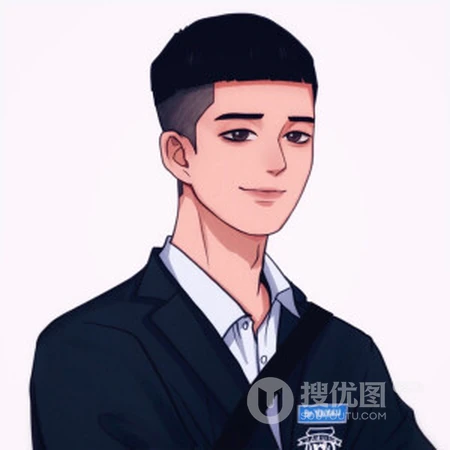 韩剧正装都市时尚帅气 靓丽男生女生手绘动漫头像情侣配对一人一半头像图片