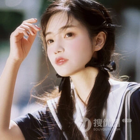 清新，清纯，简单干净的马尾辫女生，湿发少女唯美好看真人微信头像图片