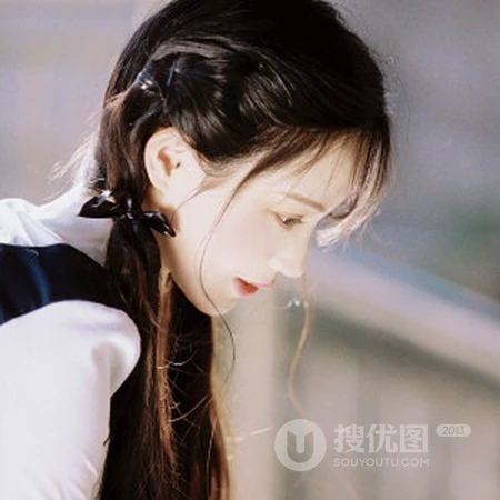 清新，清纯，简单干净的马尾辫女生，湿发少女唯美好看真人微信头像图片