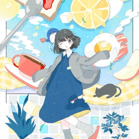可爱舒适画风，一看就喜欢的二次元动漫人物少女，女孩头像图片