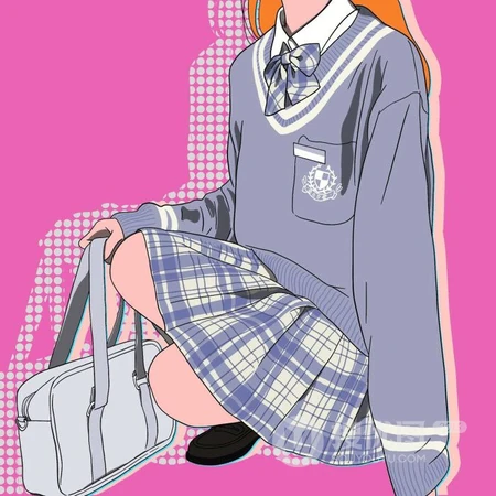 不露脸JK制服动漫少女 学生妹子 闺蜜专用两人三人一人一张头像图片
