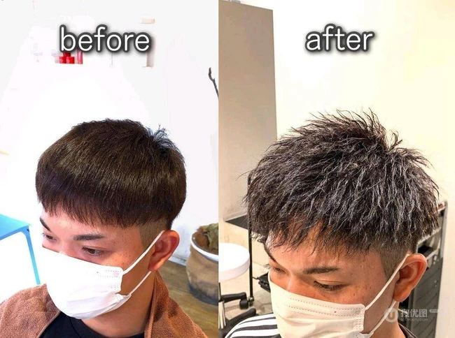 男士发型怎么理好看？14款简单好打理的男士发型理发前后对比照片参考 第5张