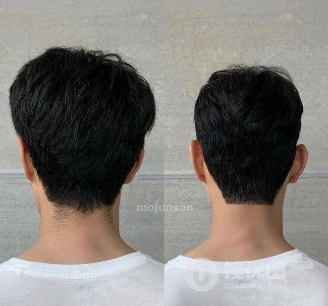 男士发型怎么理好看？14款简单好打理的男士发型理发前后对比照片参考 第3张