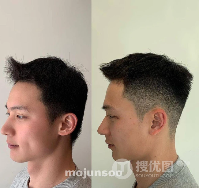 男士发型怎么理好看？14款简单好打理的男士发型理发前后对比照片参考 第2张