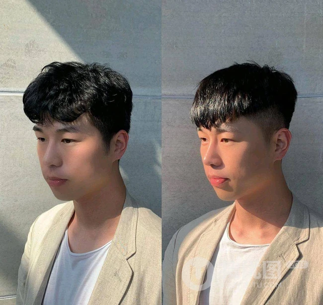 男士发型怎么理好看？14款简单好打理的男士发型理发前后对比照片参考 第13张