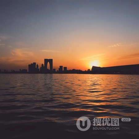 海边，湖边唯美日出风光景色旺财QQ阳光头像图片