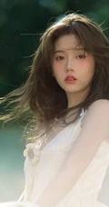 嘴唇微翘娇小可人精选少女林木婷子清纯唯美户外森系复古色写真照片