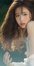 嘴唇微翘娇小可人精选少女林木婷子清纯唯美户外森系复古色写真照片