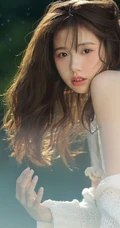 嘴唇微翘娇小可人精选少女林木婷子清纯唯美户外森系复古色写真照片