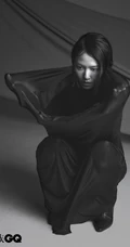 谭维维流泪妆，暗黑风格写真登《智族gq》最新杂志写真图片