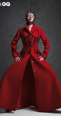 谭维维流泪妆，暗黑风格写真登《智族gq》最新杂志写真图片