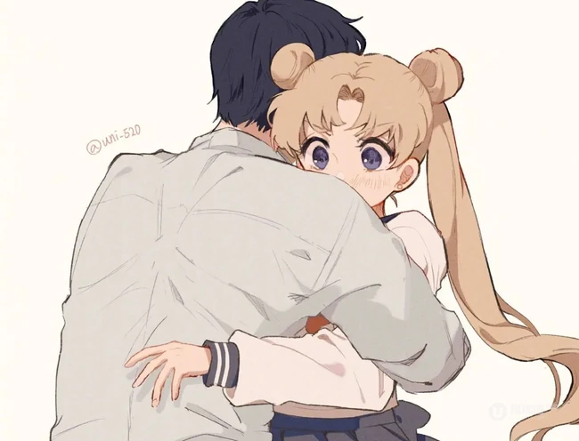 治愈系，懵懂，略带青涩的青年男女 情侣 爱情浪漫甜蜜插画图片