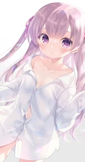 大眼睛动漫少女萌图，日系插画师作品，水汪汪眼睛的少女 可爱极了！