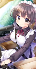 大眼睛动漫少女萌图，日系插画师作品，水汪汪眼睛的少女 可爱极了！