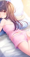大眼睛动漫少女萌图，日系插画师作品，水汪汪眼睛的少女 可爱极了！