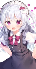 大眼睛动漫少女萌图，日系插画师作品，水汪汪眼睛的少女 可爱极了！