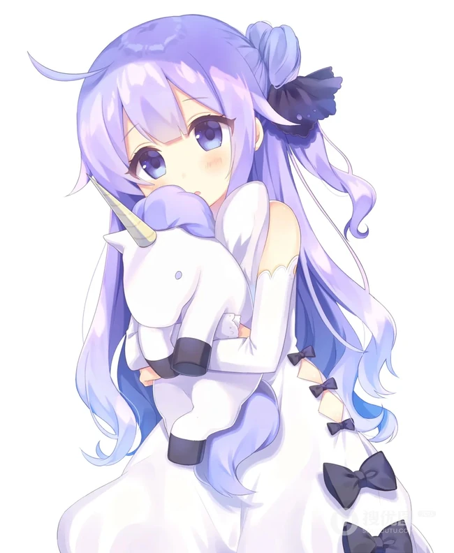 大眼睛动漫少女萌图，日系插画师作品，水汪汪眼睛的少女 可爱极了！