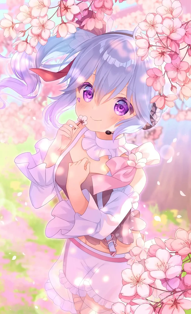 大眼睛动漫少女萌图，日系插画师作品，水汪汪眼睛的少女 可爱极了！