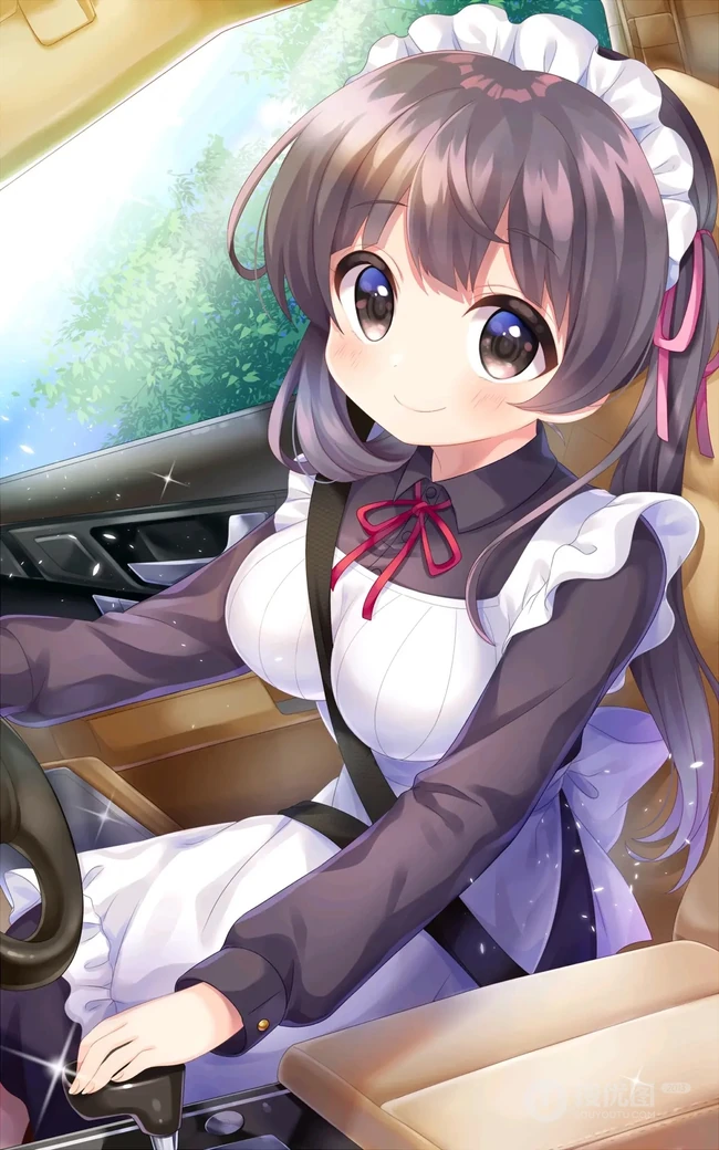 大眼睛动漫少女萌图，日系插画师作品，水汪汪眼睛的少女 可爱极了！
