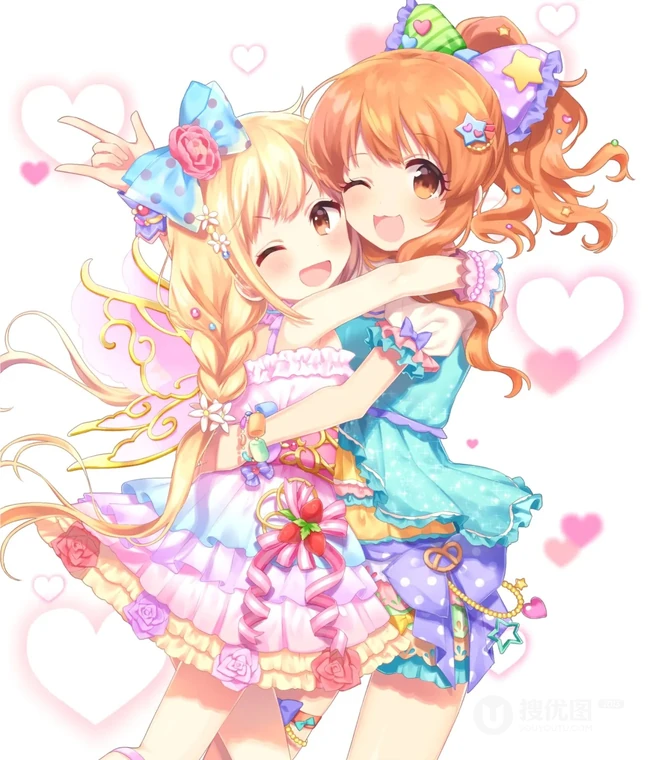 大眼睛动漫少女萌图，日系插画师作品，水汪汪眼睛的少女 可爱极了！