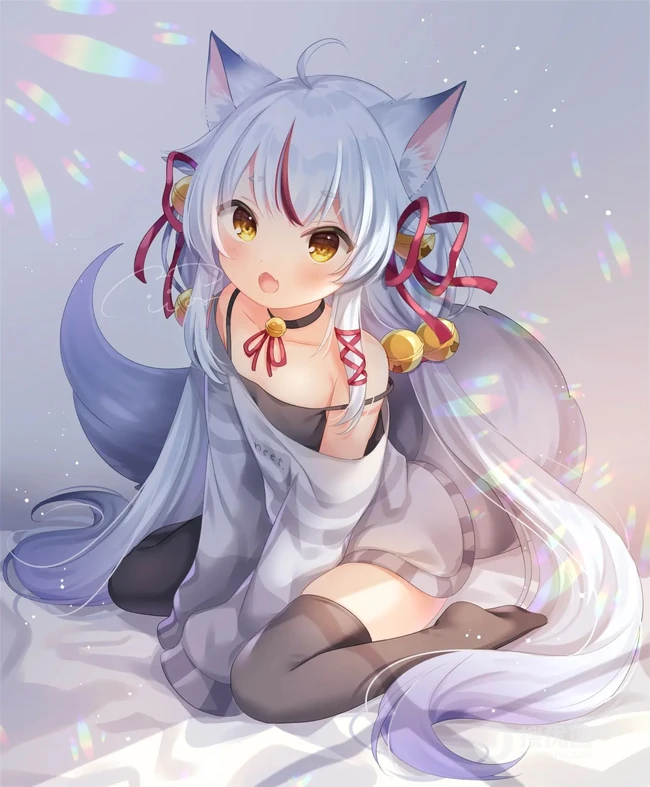 大眼睛动漫少女萌图，日系插画师作品，水汪汪眼睛的少女 可爱极了！