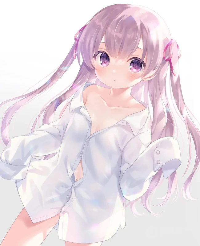大眼睛动漫少女萌图，日系插画师作品，水汪汪眼睛的少女 可爱极了！
