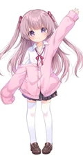 大眼睛动漫少女萌图，日系插画师作品，水汪汪眼睛的少女 可爱极了！