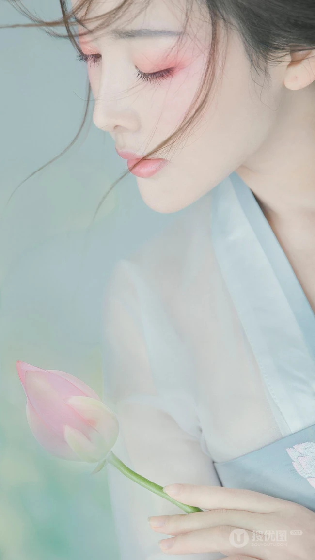 古风 古装 复古 汉服 小清新美女唯美意境中国风手机壁纸图片