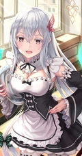 腿长好看的二次元气质可爱的袜装线条感少女精选插画图集