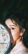 白鹿古韵旗袍装穿搭户外复古风写真美照
