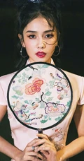 白鹿古韵旗袍装穿搭户外复古风写真美照