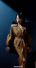 宋茜优雅柔美复古风装扮穿搭气质写真图片