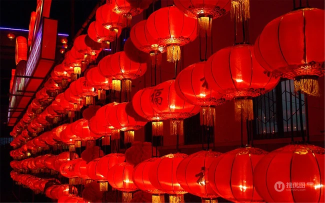 元宵节花灯，灯笼，节日气氛十足的唯美元宵节图片 第2张
