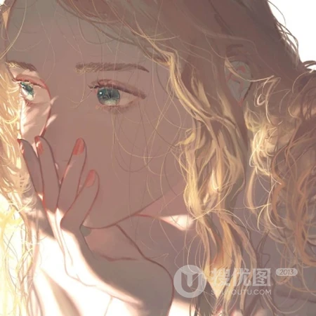 气质且有韵味，让人一看就喜欢的二次元动漫卷发女生好看头像图片