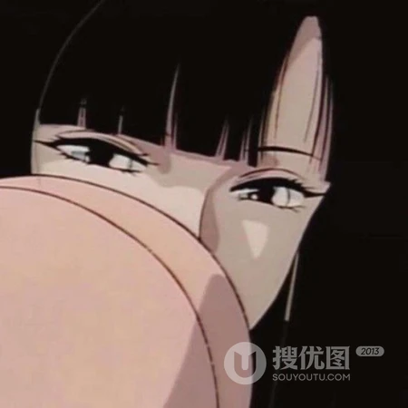 气质且有韵味，让人一看就喜欢的二次元动漫卷发女生好看头像图片
