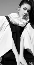 陈瑶女将军马尾发型登杂志写真图片欣赏