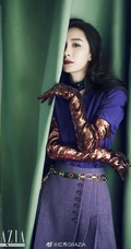 杨幂气质蕾袜装穿搭系列登杂志写真图片集