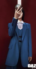 宋茜Dazed3月刊内页，以及封面科幻感写真图片