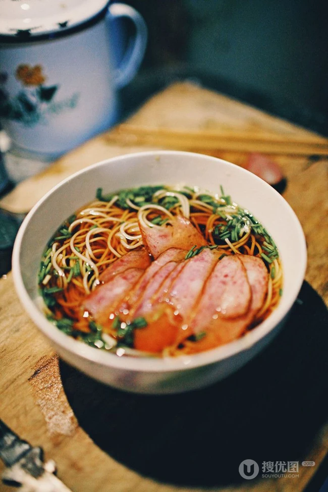 面，大碗面 面食 中华传统美食之面食唯美高清摄影图片 第5张