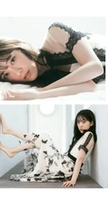 日本偶像团体女生艺人堀未央奈清凉穿搭写真图集欣赏