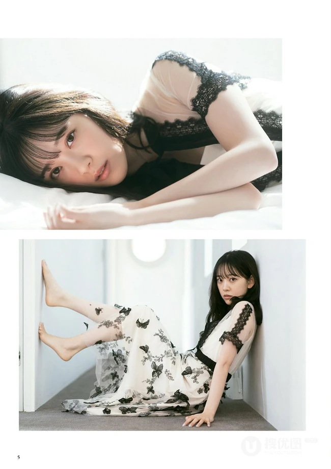 日本偶像团体女生艺人堀未央奈清凉穿搭写真图集欣赏