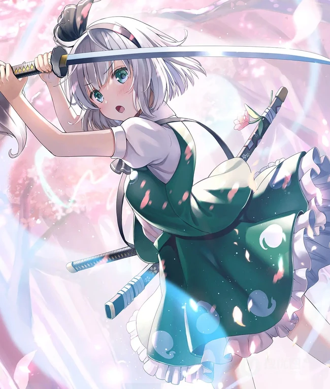 可爱双马尾动漫女生插画图片